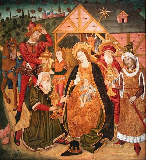 Master of the Prelate Mur The Adoration of the Magi Sweden oil painting art